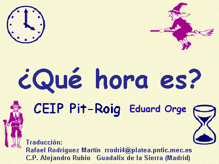 ¿Qué hora es?