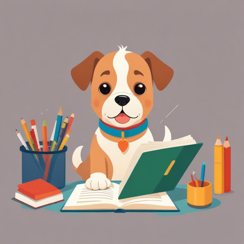 Lecto-escritura (Papá perrito motas)