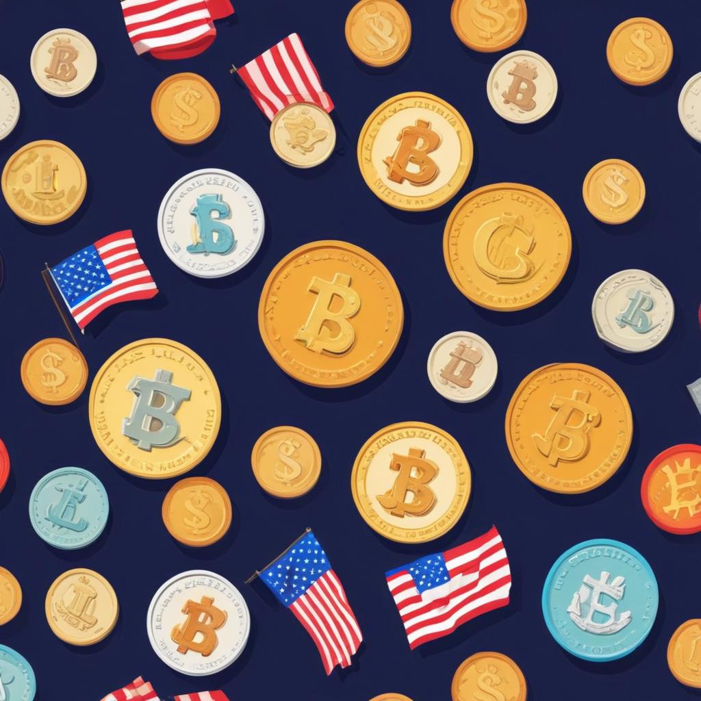 Monedas del Reino Unido y USA