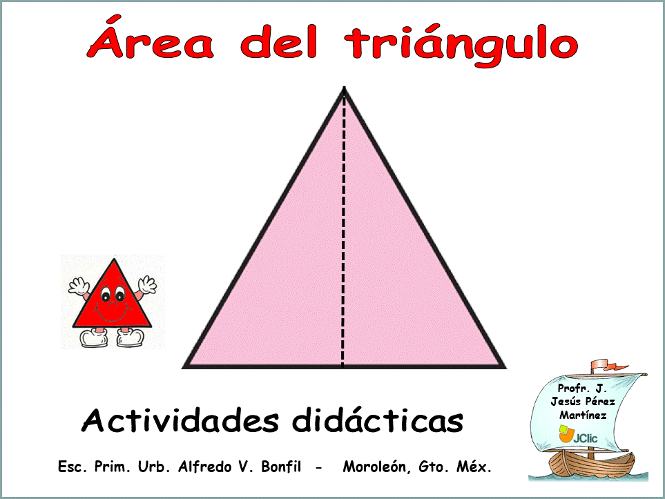 Área del triángulo 4° a 6°