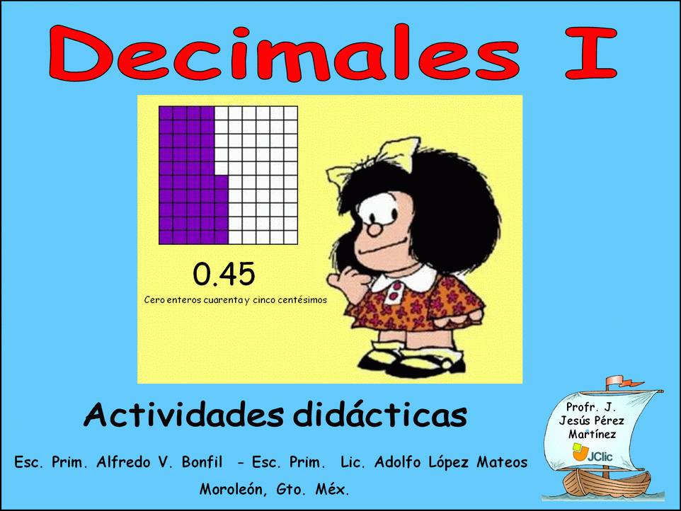 Decimales I  5° y 6° grado