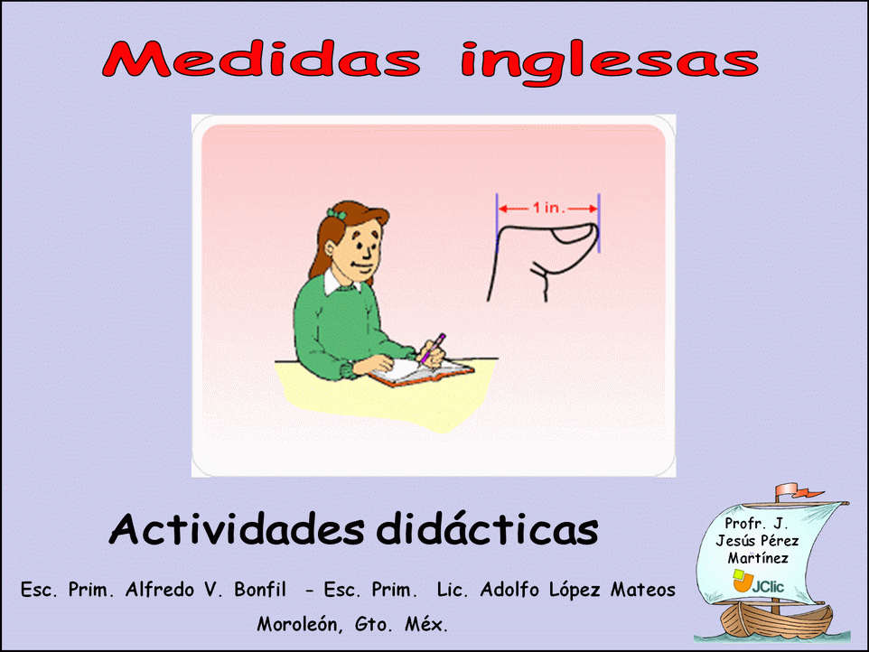 Medidas inglesas 6° grado