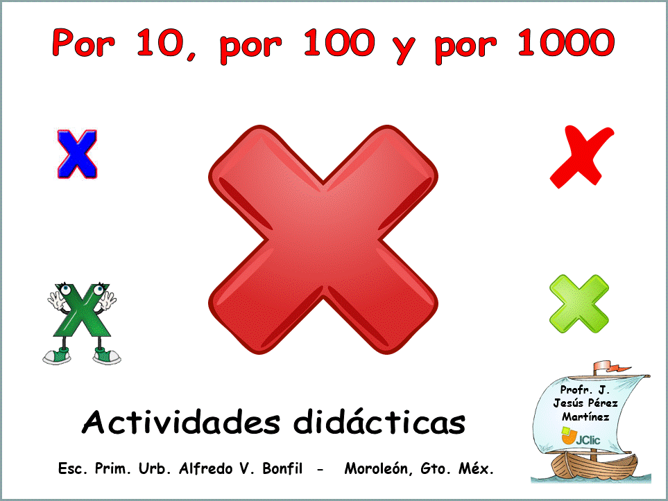 Por 10, por 100 y por 1000