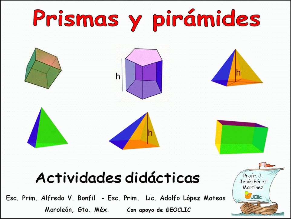 Prismas y pirámides 5° y 6° grado