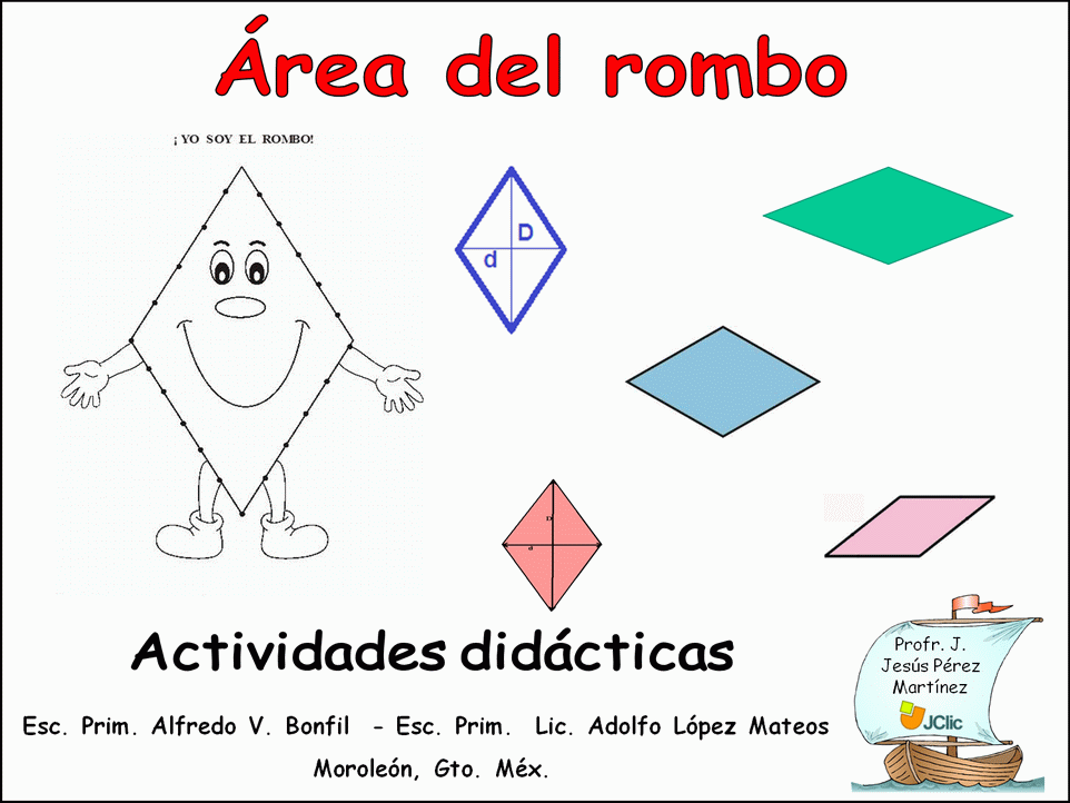 Área derl rombo 5° y 6°