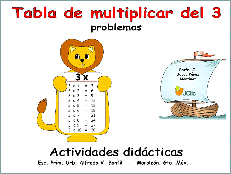 Tabla del 3