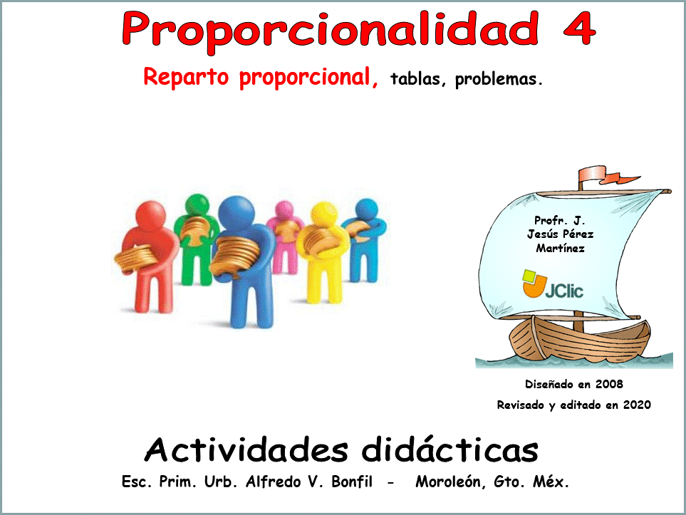 Proporcionalidad 4 Reparto proporcional