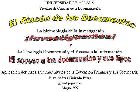 El rincón de los documentos