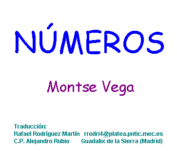 Actividades de numeración