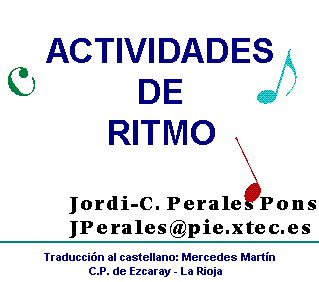 Actividades de ritmo