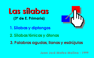 Las sílabas