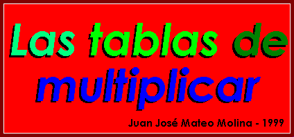 Las tablas de multiplicar - 1