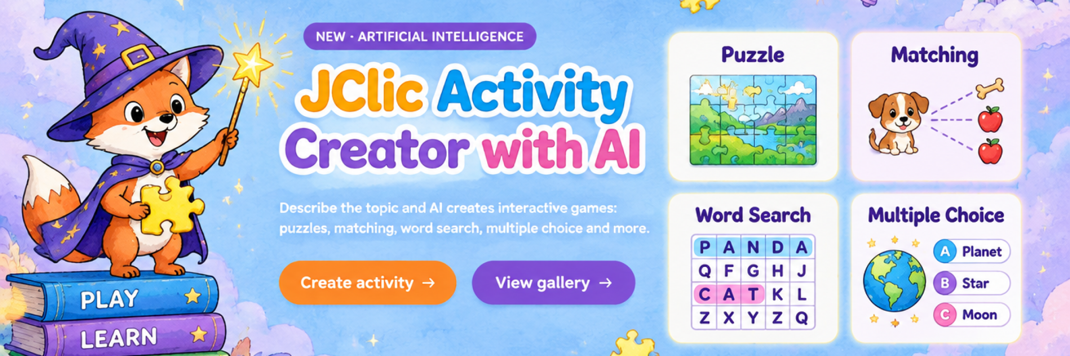 JClic Activity Creator with AI