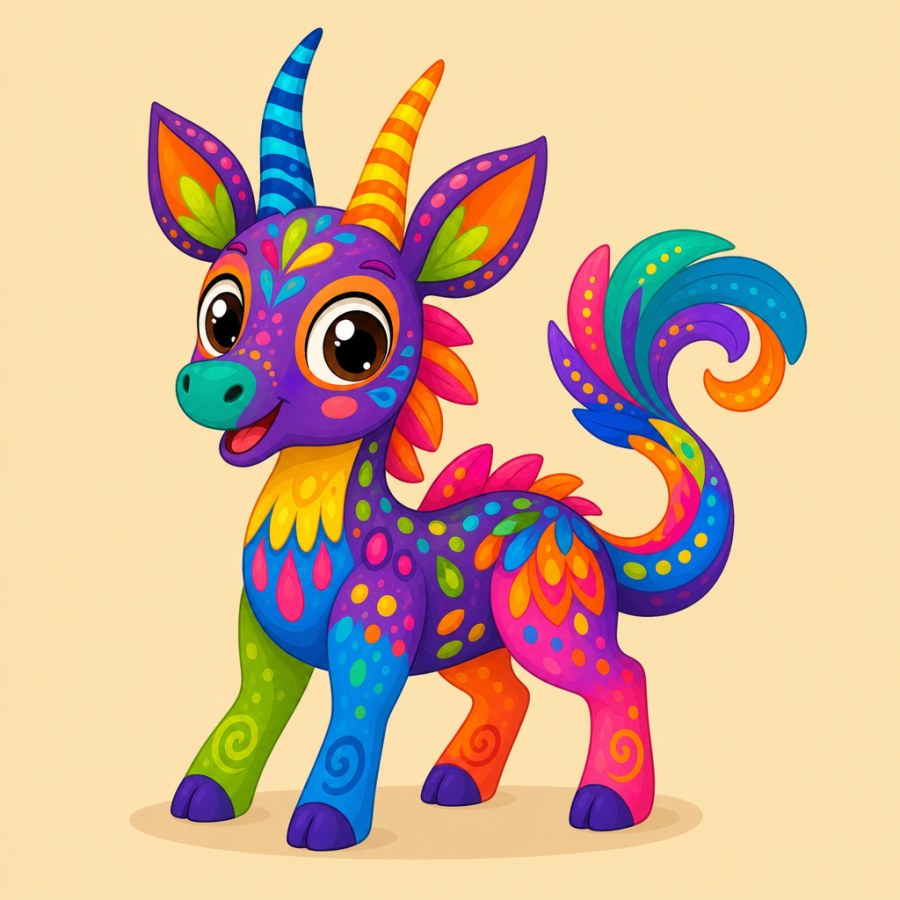 Alebrije colorido