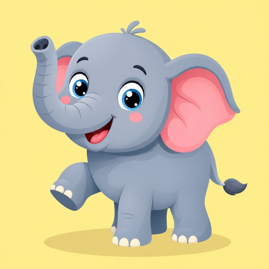 Elefante feliz